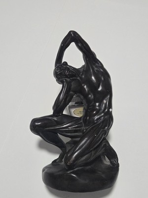 Vtg Écorché After Michelangelo Austin Production Repro Ceramic Sculpture Rare!