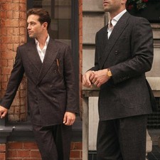 Men's Summer Linen Jacket Breathable Blazer Office Wedding Business Male's Suits