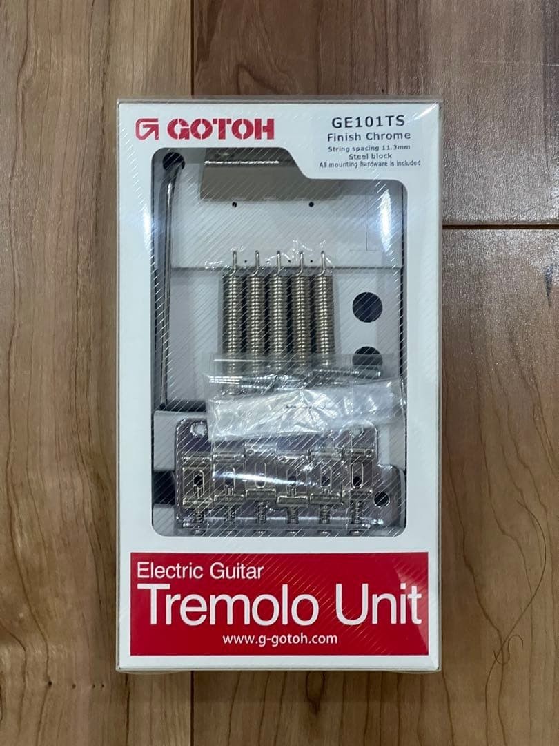 GOTOH GE101TS Chrome Guitar Tremolo Bridge Steel Block Occasion