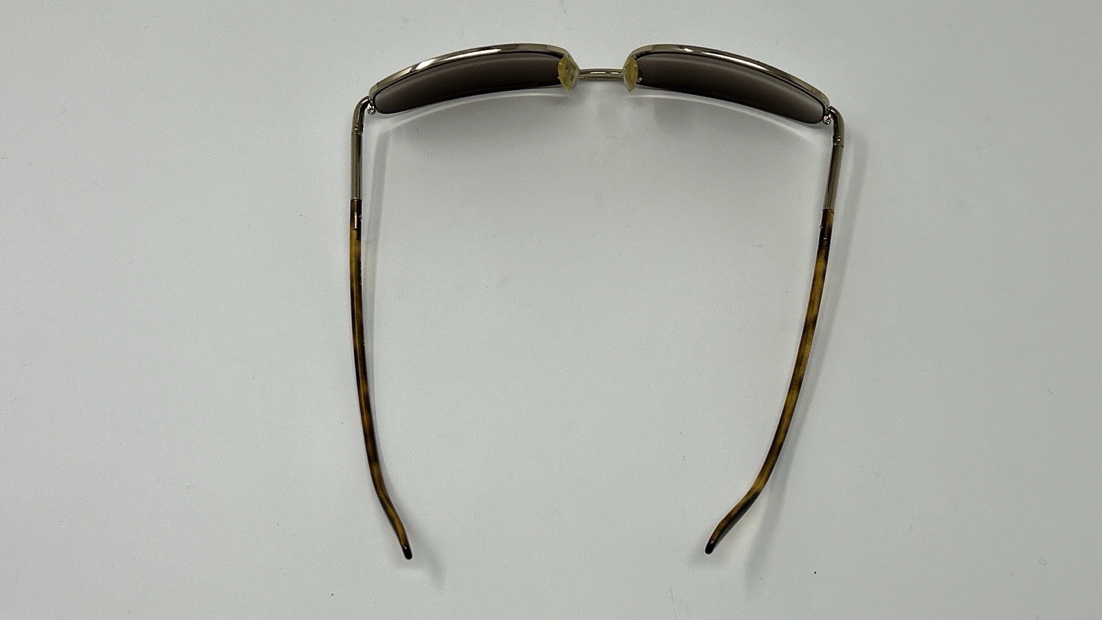 Vintage RarePrada SPR52M GoldTone Aviator Brown Gradient Tortoise Acetate Temple image 7