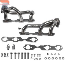 STAINLESS STEEL HEADER EXHAUST MANIFOLD For 96-01 CHEVY S10/BLAZER/SONOMA 4.3 V6