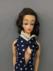 Vintage Mitzi Fashion Doll By Ideal - 1960s With Polka Dot Dress Clone