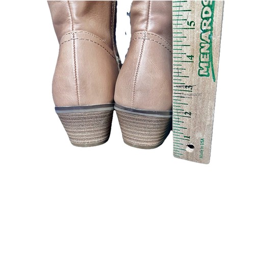 Universal Thread Women's Size 8 Sommer Western Boots Light Brown Shoes - Picture 7 of 8