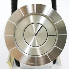 ISSEY MIYAKE TO Tio Yoshioka Tokujin design NY0N001 Silver Men Watch New in Box