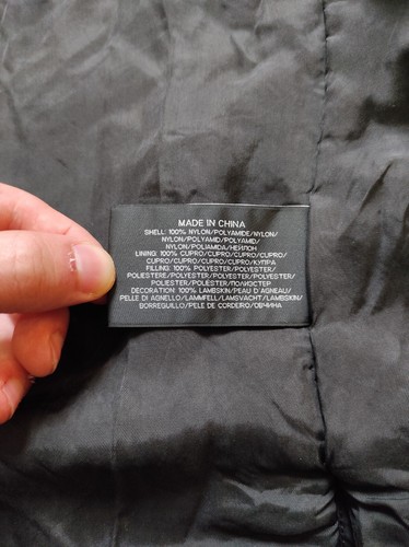 Ralph Lauren Black Label Utility Softshell Leather Nylon Black Hooded Jacket M - Foto 11 di 12