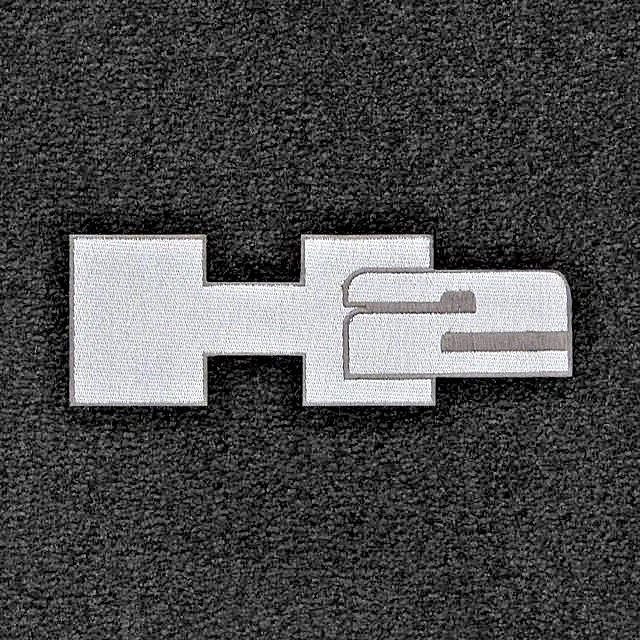 Alfombrilla de carga trasera LLOYD MATS Velourtex ébano con logotipo plateado 2003 a 2007 Hummer H2 Foto 2 de 4