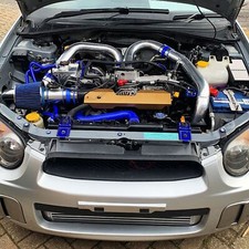 KIT INTERCOOLER E INDUZIONE ARIA ATTACCO ANTERIORE PER SUBARU IMPREZA WRX GDA 01-07