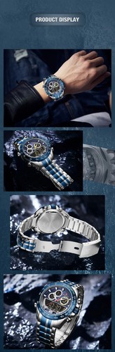 High Quality Men Multifunction Mens Chronograph with Analog & Digital Display - Picture 9 of 9