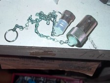 NEW OLD STOCK PLATED STEEL 3/8:NPT QUICK COUPLING SET 224R1/123R1