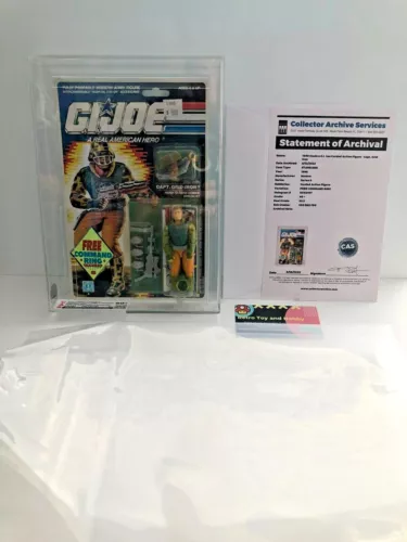CAPTAIN GRID-IRON Command Ring CAS 80+ GI JOE ARAH Vintage 1990 Figure afa MOC🔥