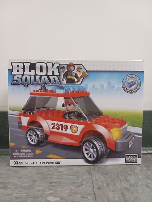 MEGA BLOKS SQUAD FIRE PATROL SUV (93 PCS) *2411*