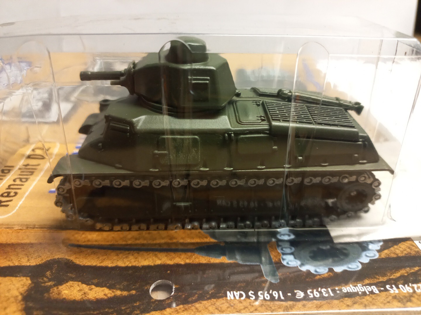 Char Somua S35 Solido 1/50 pour diorama militaire WW2 de la campagne de France 1940