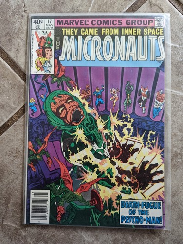 The Micronauts #17 (1978 Series) Marvel Comics 'Newsstand' VF/NM