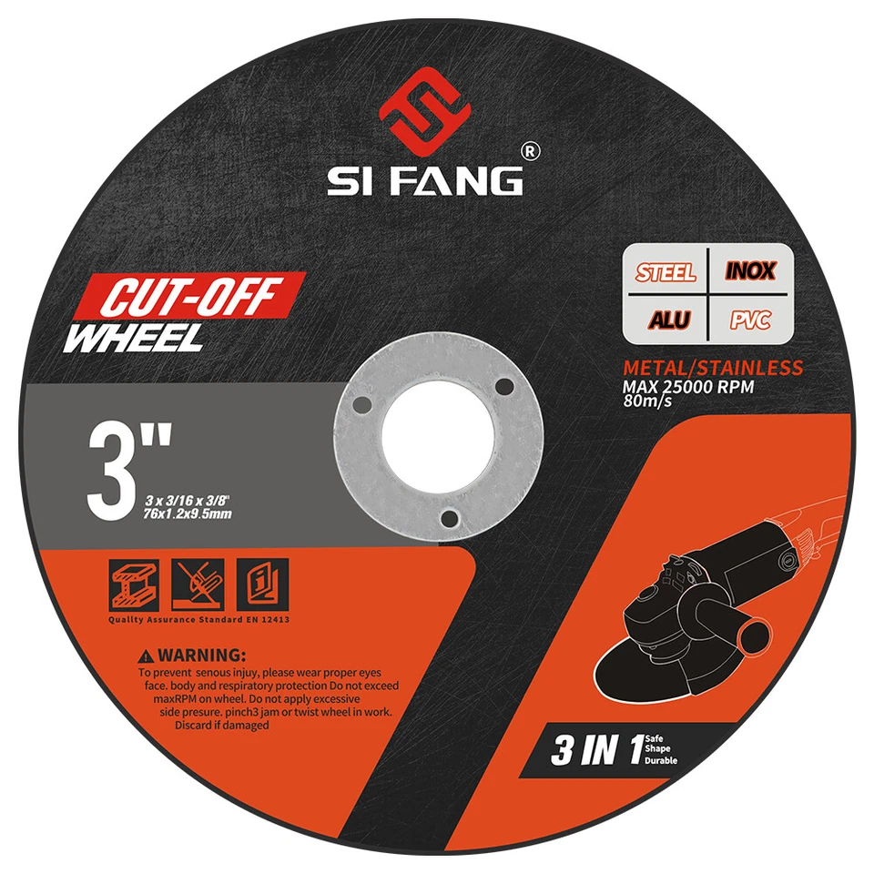 75mm Mini Thin Metal Cutting Blade Discs 3'' For Stainless Steel Angle Grinder - Image 3 of 4