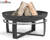 Feuerschale Viking Ø 100 Cm Feuerstelle FüR Den Garten Aus Stahl Feuerkorb Grill