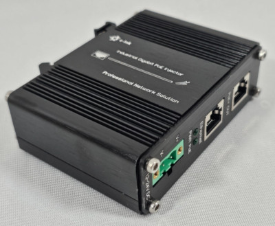 PoE Power Injector Hardened Industrial 328ft 12-24V 18W Passive Power Over Ether