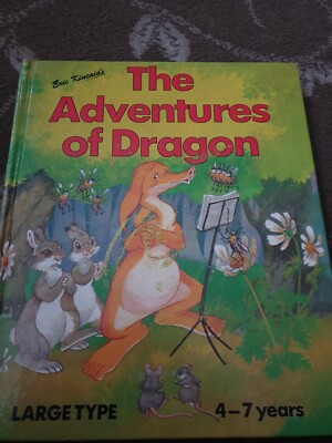 THE ADVENTURES OF DRAGON BOOK ERIC KINCAID KIDS LARGE TYPE 4 - 7 YEARS 1992