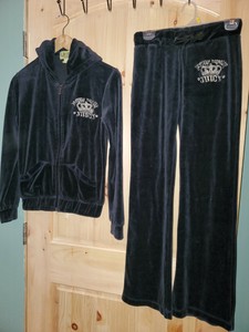 2 piece velvet tracksuit