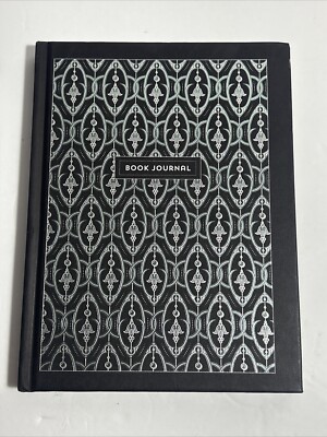 BRAND NEW Barnes & Noble Book Journal diary Black Silver embossed hardcover B&N