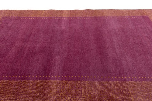 Indo-Gabbeh Oriental Rug Rare Modern Wool Tribal Living Room Carpet 6X10 ft - Picture 7 of 16