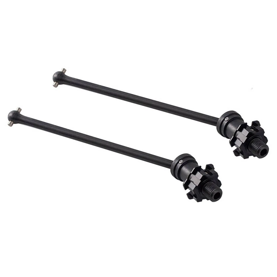 2PCS Front Rear Steel Heavy Duty Driveshafts Stub Axle For Traxxas 1/5 8s X-Maxx - Image 4 of 4