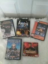 Lot Of Assorted 5 PC DVD-ROM Games In Great Condition Windows 95