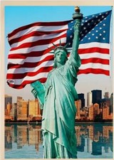 New York USA Statue Of Liberty Diamond Art/painting 30x40 Round Drill