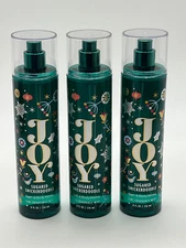 Bath & Body Works Fine Fragrance Mist JOY SUGARED SNICKERDOODLE - Set of 3