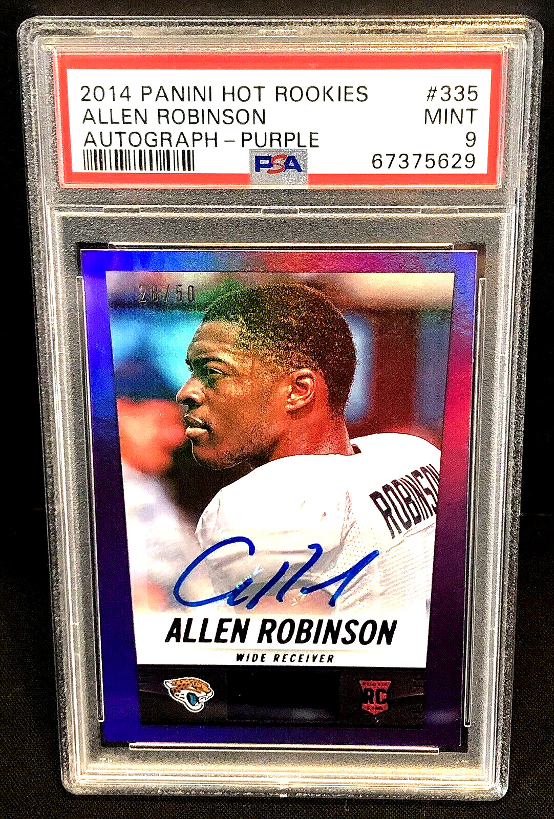 Allen Robinson Panini Hot Rookies #335 Autograph-Purple