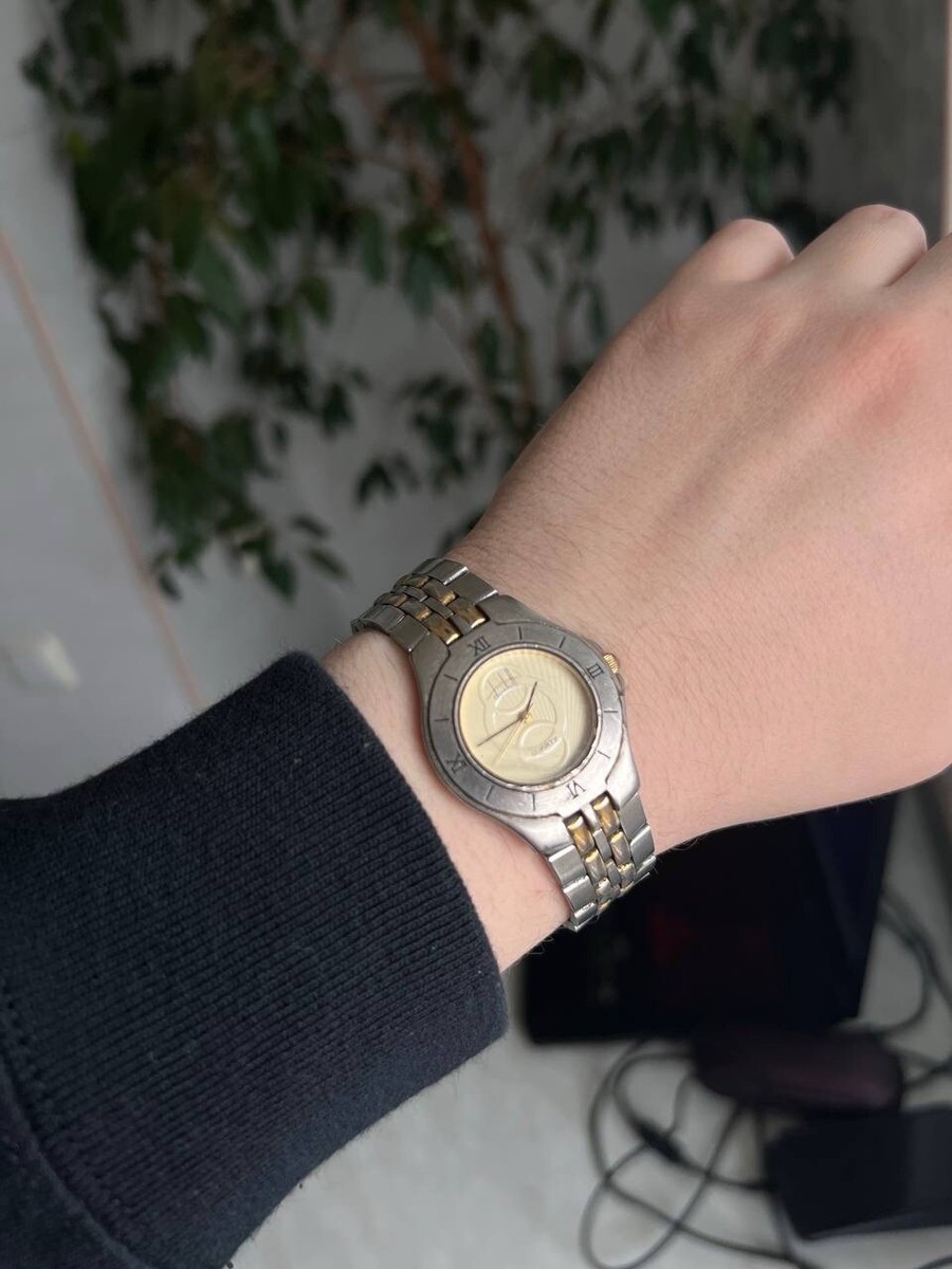 VINTAGE 90s DUNHILL QUARTZ WATCH PARIS WRISTWATCH UNISEX | eBay