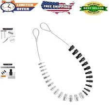 Nut & Bolt Thread Checker - 26 Gauges (14 Inch, 12 Metric) for Quick Size Ver...