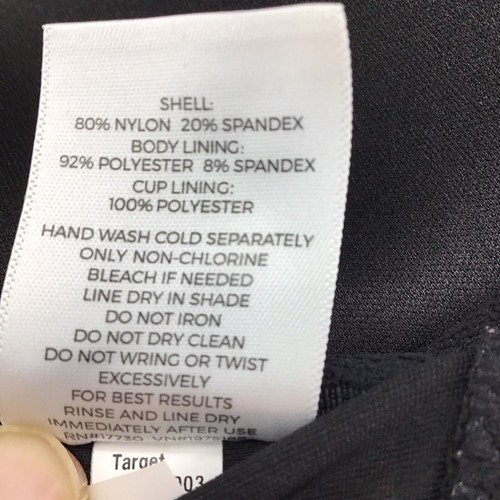 Costume da bagno donna SHADE & SHORE NUOVO taglia 36DD reggiseno top leggermente foderato - Foto 15 di 15