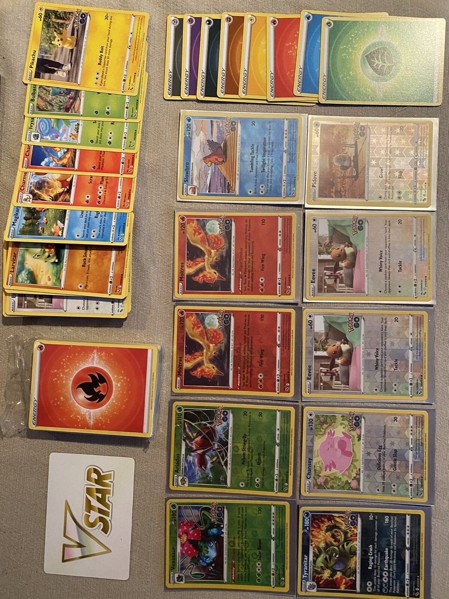 10 Reverse Holo Pokmon Cards From The Pokmon Go Set With 50+ Extra Set Cards | eBay 10 Reverse Holo Pokmon Cards From The Pokmon Go Set With 50+ Extra Set Cards | eBay