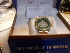 BNIB INVICTA WATCH NFL New York Jets 42509 36mm WOMENS PC21 Quartz