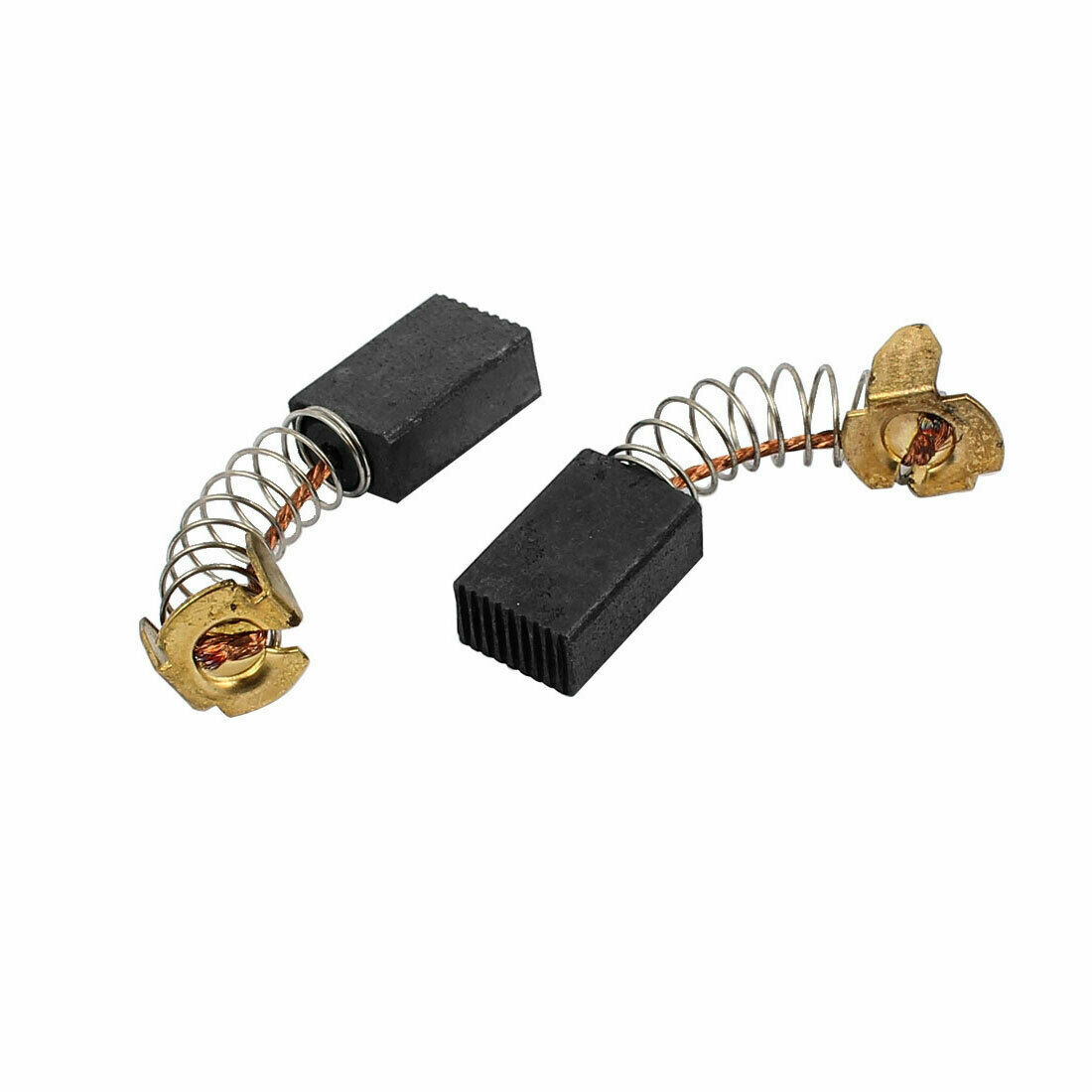 Escobilla De Carbón Para Herramientas Eléctricas, 35x11x6 Mm, Con Terminal De Anillo Y Cables Conductores