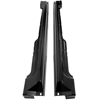 Black Outer Rocker Panel For Ford F-150 Pickup Truck Super/Extended Cab 2009-14