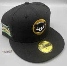 7 5/8 Hat Club New Era Goose Island Beer Pack Chicago Cubs Black Tan