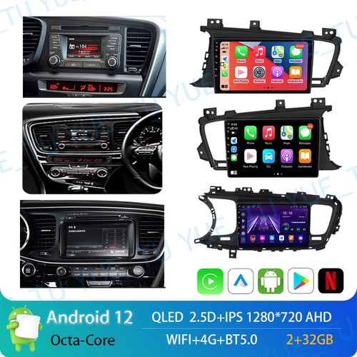 9'' Android 12 Car Radio Stereo for KIA Optima K5 2011-2015 Carplay DSP GPS NAVI - Afbeelding 1 van 13