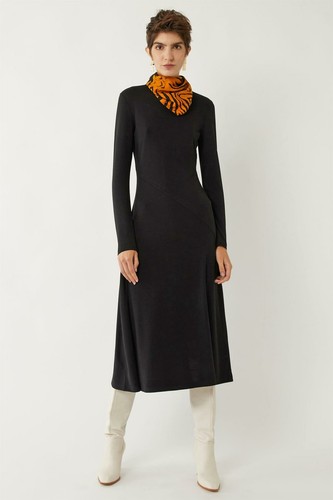 Flare Dress Midi Length 
