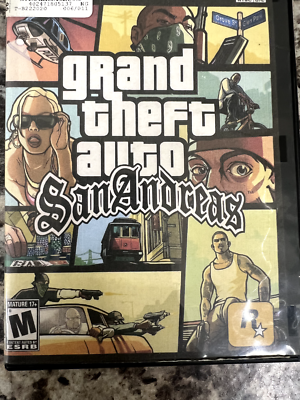 Grand Theft Auto: San Andreas (Sony PlayStation 2, 2004) PS2