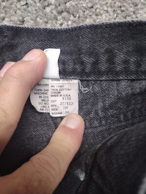 デニム VTG Rocky Mountain Rockies BLACK STRIPED Jeans Women's Size 7/8 x