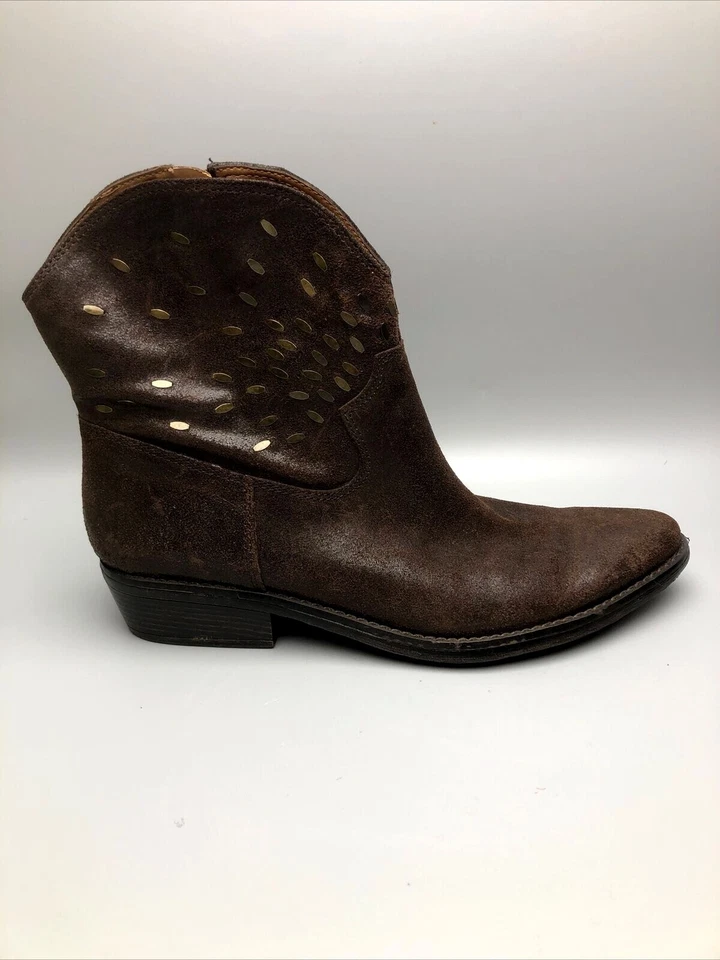 Botines/botas para mujer Nine West Gertrude marrón occidental talla 7M con caja Foto 4 de 4