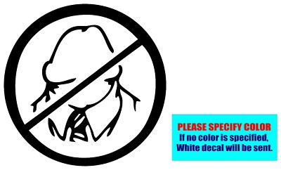 NO DICKHEAD Vinyl decal sticker Graphic Die Cut Car Truck Window Bumper 6''