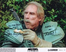 JON CYPHER signed Autogramm 20x25cm MASTERS OF THE UNIVERSE in Person autograph