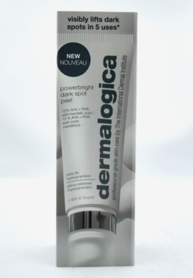 Dermalogica Powerbright Dark Spot Peel 12% AHA+PHA 1.7fl oz/50ml *New In Box*