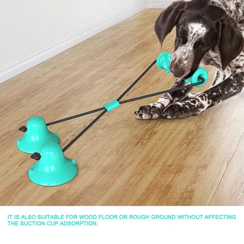 Suction cup hotsell rope dog toy