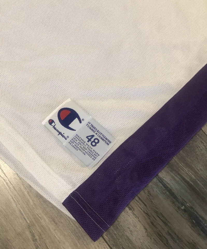 Camiseta deportiva vintage de los 90 campeón Toronto Raptors Vince Carter NBA para hombre 48 blanca Foto 2 de 4