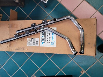 Exhaust Pair Cycle Shack PHD-131 AS Drag Pipe fits Harley Davidson