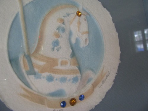 Wesley "Wess" Smith Cast Paper Carousel Horse Artwork-Signed & #'d A/P-COA-1987 - Picture 6 of 12