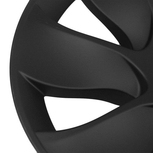 4x Car 19" Wheel Cover Hubcaps Rim Cover For Tesla Model Y 2020-2024 Matte Black - Picture 15 of 19